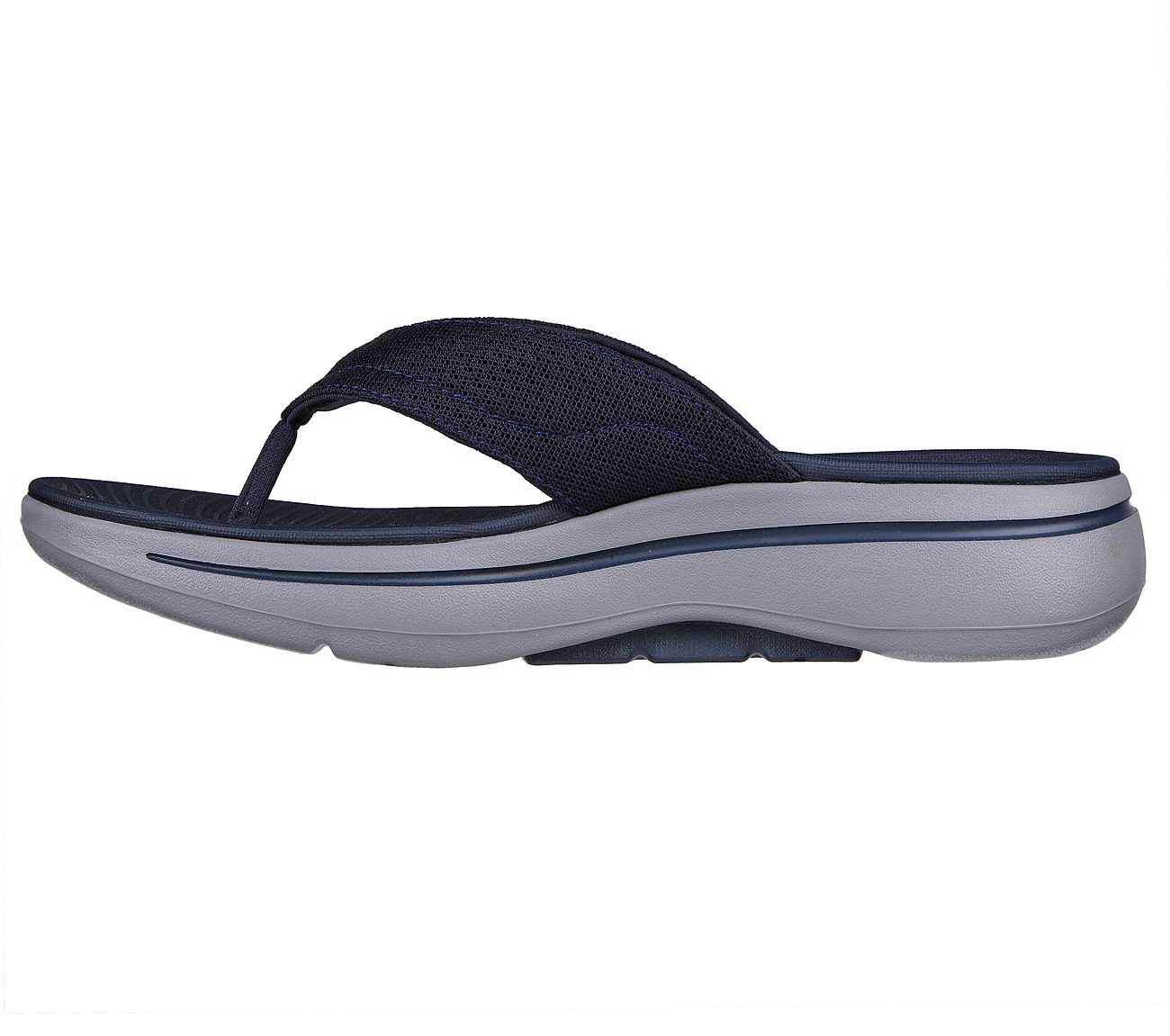GO WALK ARCH FIT SANDAL-OFFSH, NAVY/RED Footwear Left View