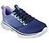 GO WALK 7, NAVY/MULTI Footwear Top View