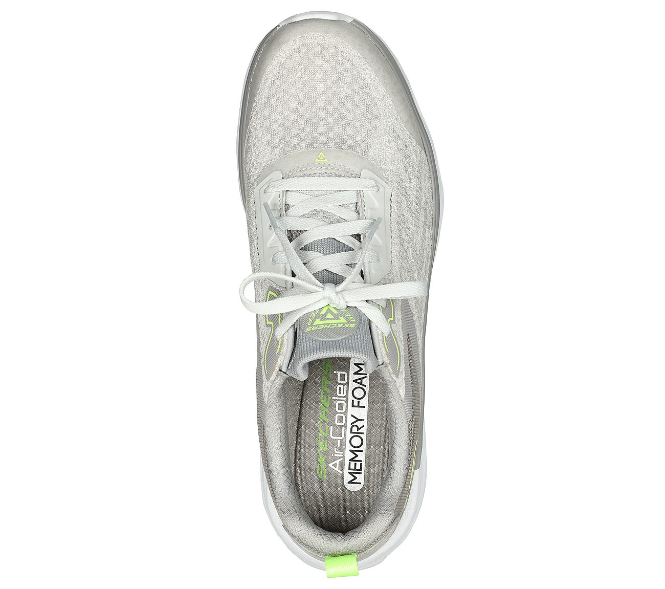 GLIDE-STEP SWIFT - TURNTIDE, GREY/LIME Footwear Top View
