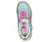 SKECH POPS BLAST, AQUA/MULTI Footwear Top View