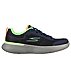 GO RUN 400 V2 - OMEGA, NAVY/LIME Footwear Lateral View