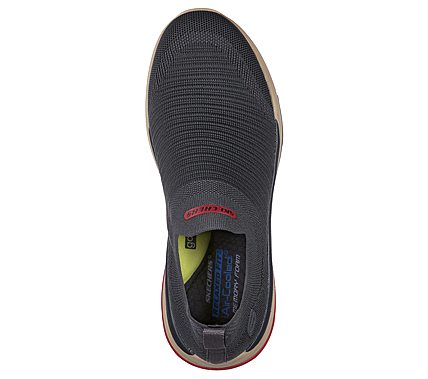 BENAGO-EXTENDED, CCHARCOAL Footwear Top View