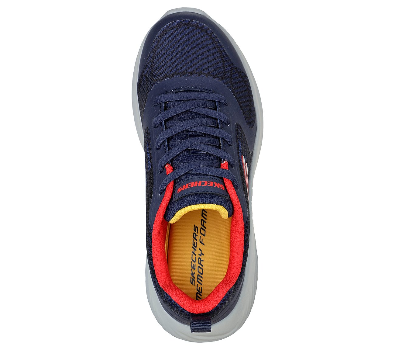 BOUNDER-VERKONA, NAVY/RED Footwear Top View