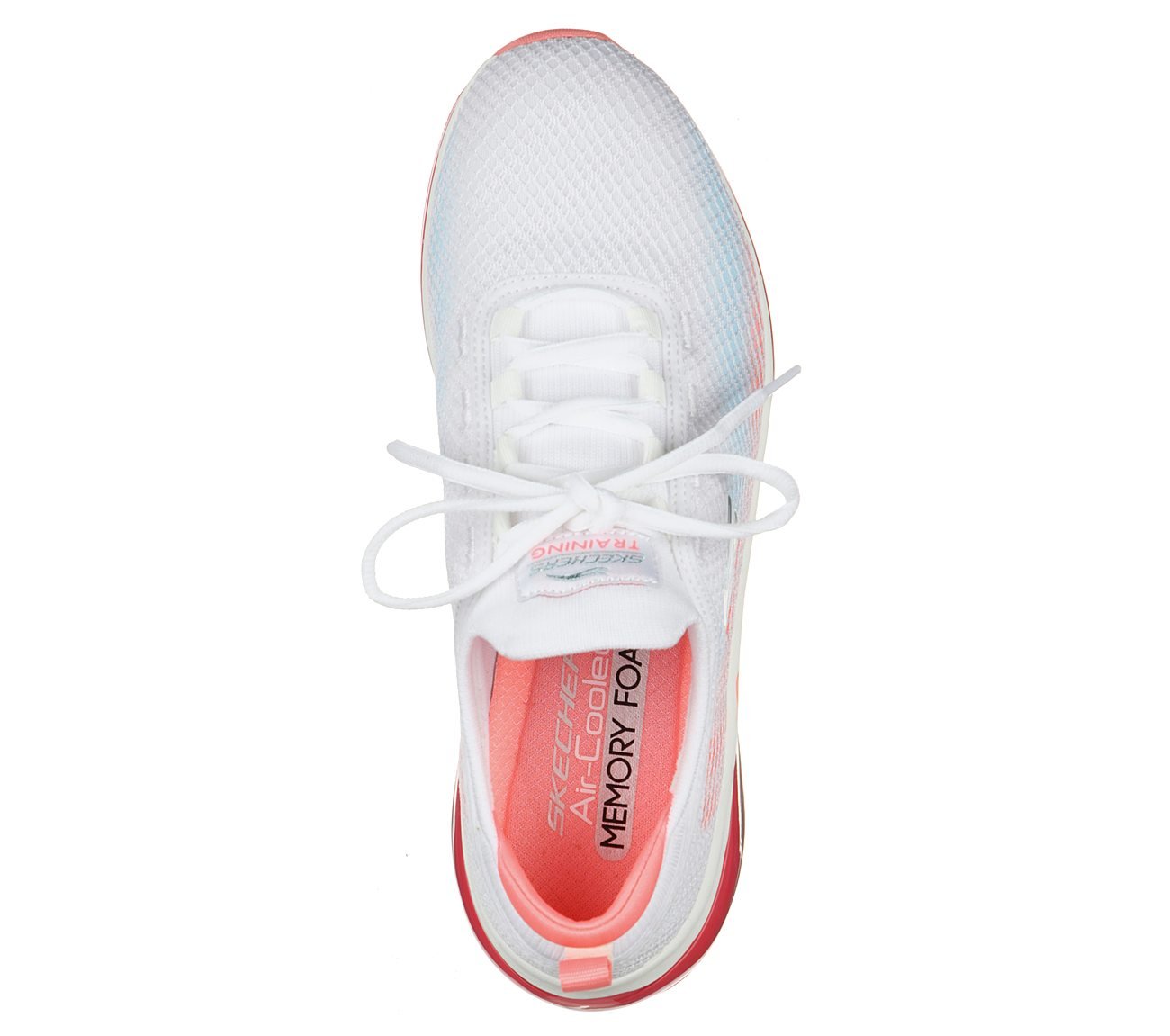 SKECH-AIR ELEMENT 2.0-VIVID B, WHITE/MULTI Footwear Top View