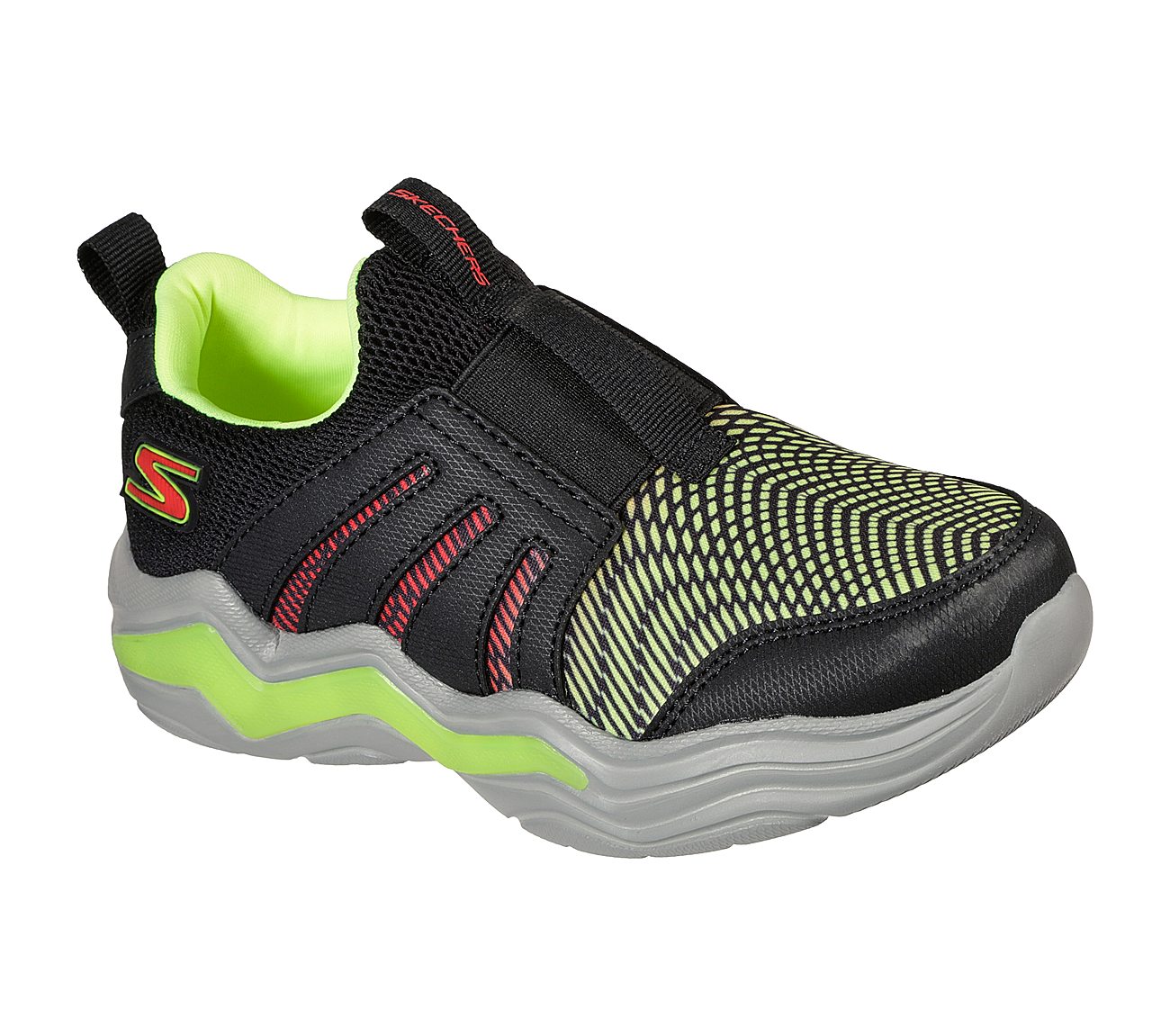 ERUPTERS IV - ZANDOR, BLACK/LIME Footwear Lateral View