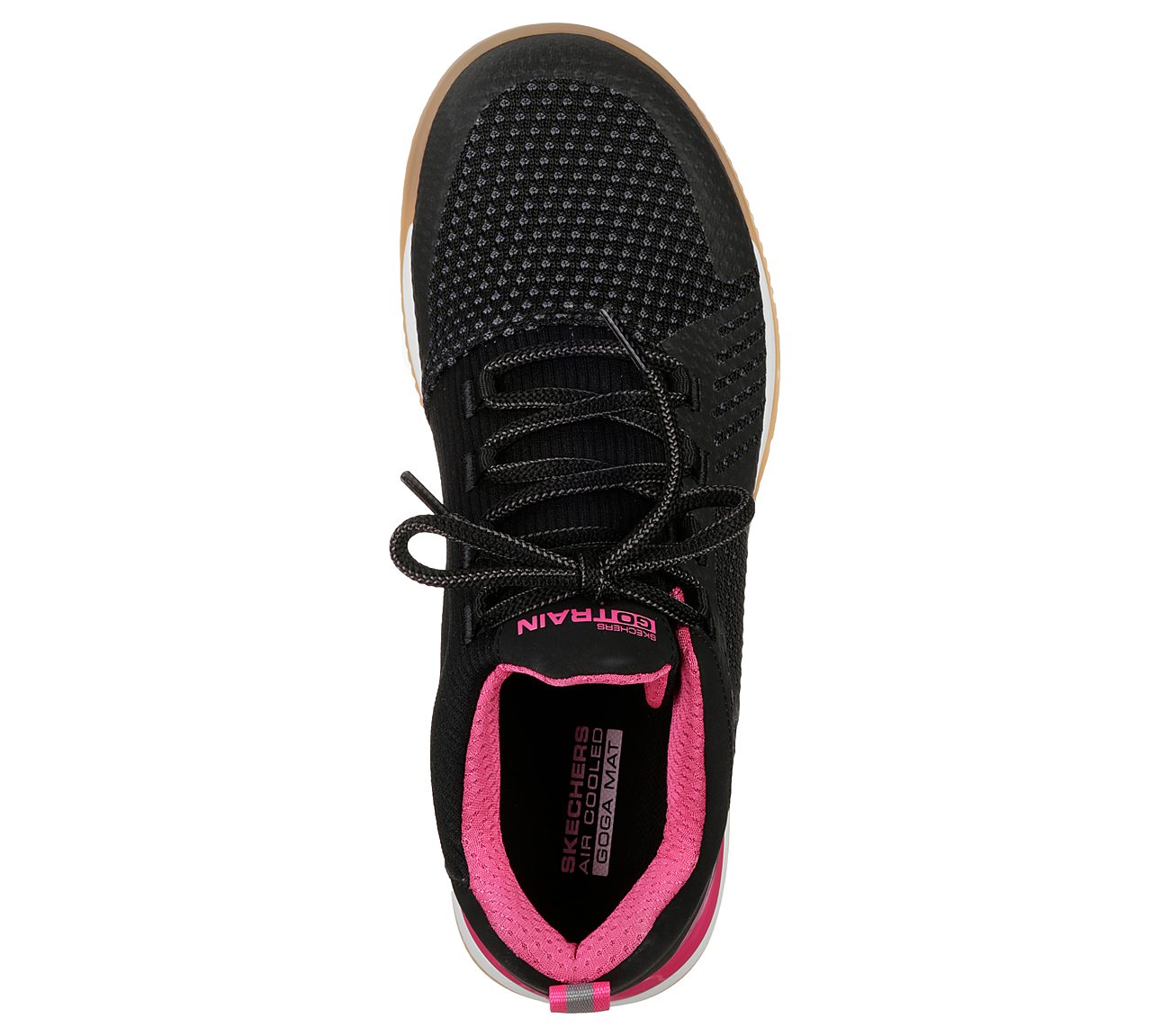 VIPER -, BLACK/HOT PINK Footwear Top View