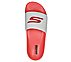 HYPER SLIDE - DERIVER, WHITE/RED Footwear Top View