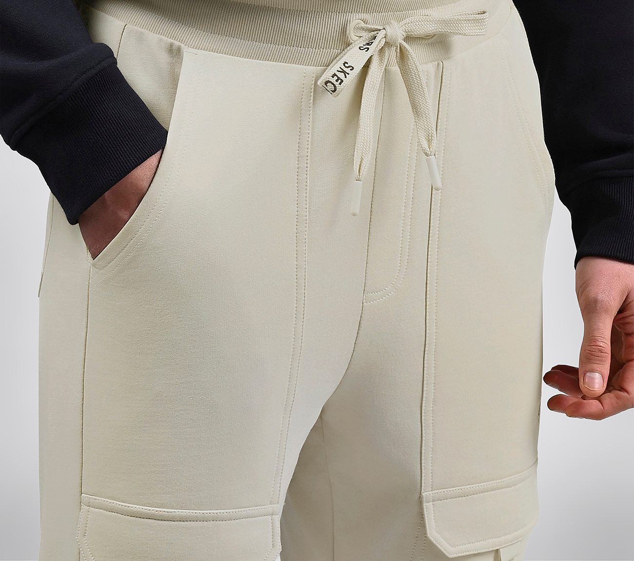 OASIS CARGO BTM, OFF WHITE/GREY Apparels Right View