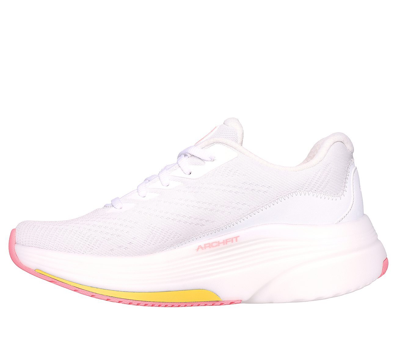 GO WALK DISTANCE WALKER, WHITE/HOT CORAL Footwear Left View