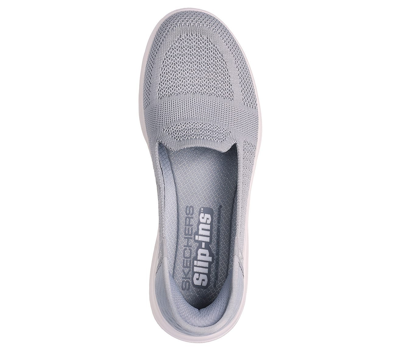 Skechers Slip-ins: On-the-GO Flex - Serene, GREY Footwear Top View