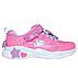 SNUGGLE SNEAKS - SKECH SQUAD, PINK/MULTI Footwear Lateral View