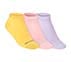 3PK WOMENS NON TERRY BAMBOO L, YELLOW/PINK