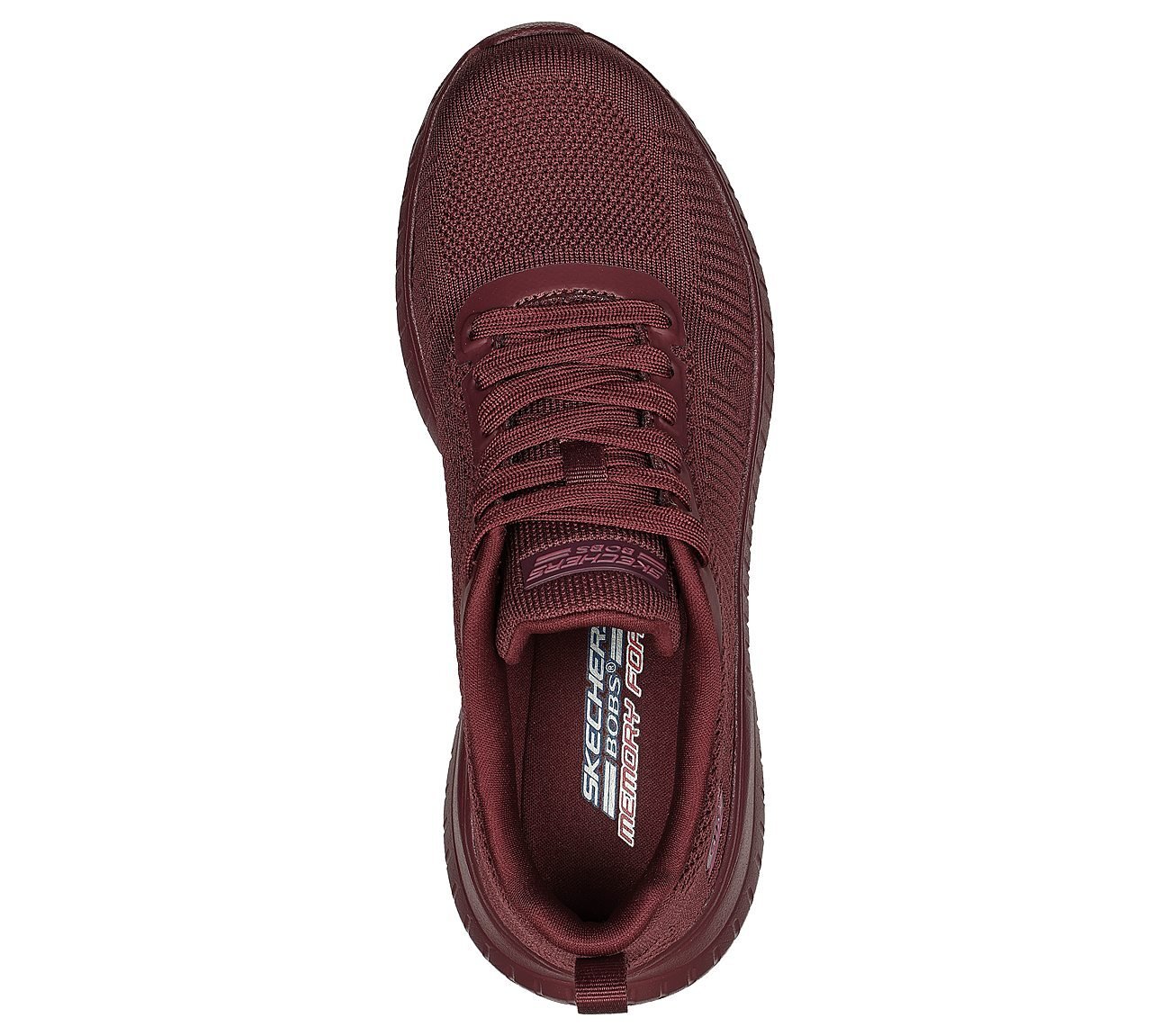 BOBS SQUAD CHAOS - FACE OFF, PLUM Footwear Top View