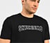 DUAL PRINT VARSITY GRAPHIC T-SHIRT, BLACK Apparel Right View