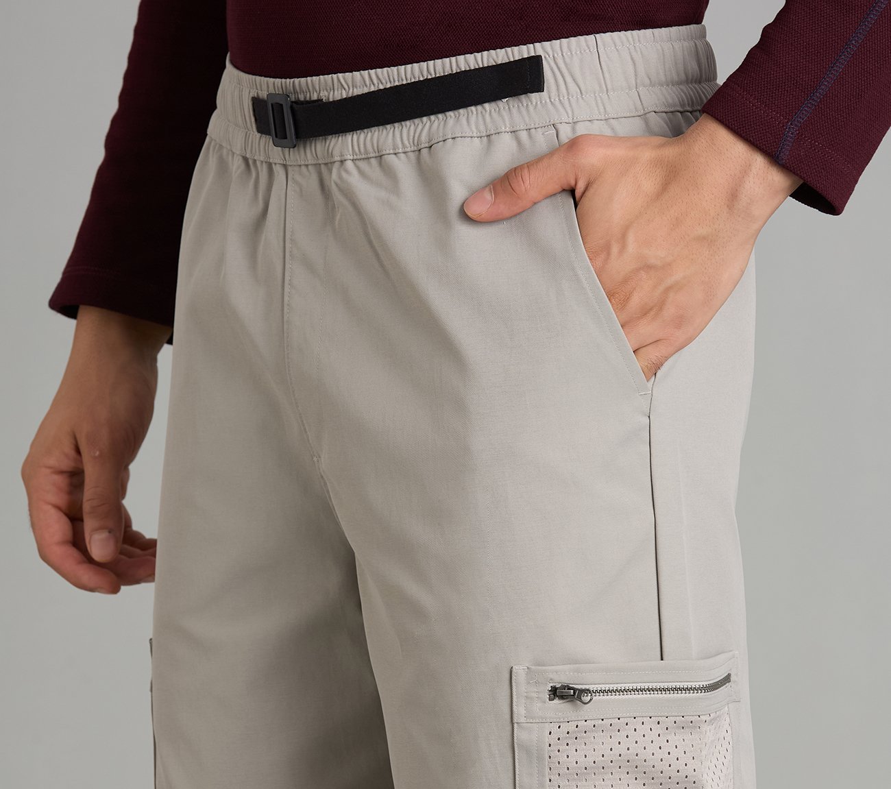 MESH POCKET RANGER PANTS, CHARCOAL/LT. GRAY