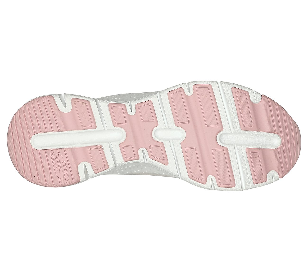 ARCH FIT, OFF WHITE/PINK Footwear Bottom View