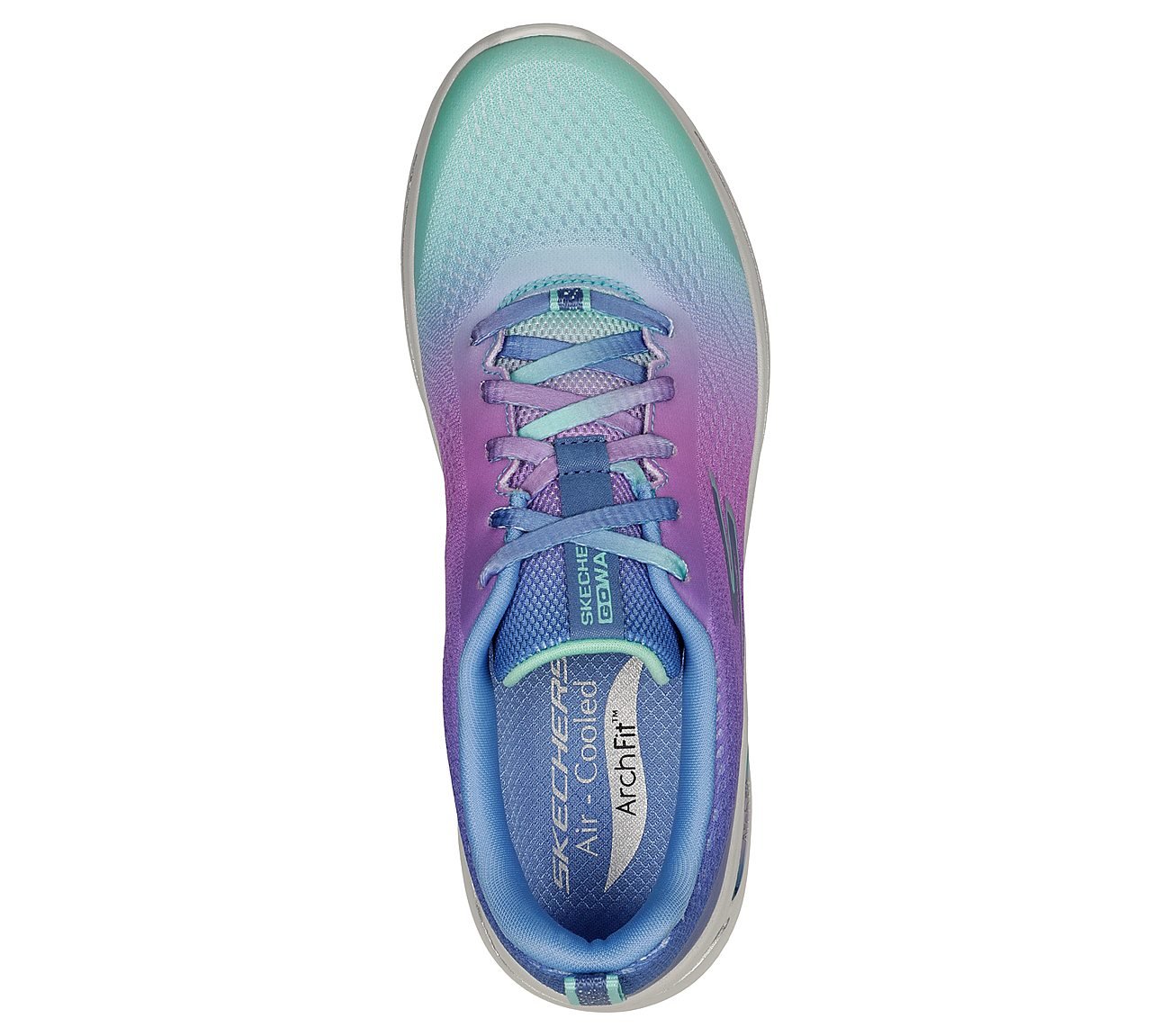 GO WALK ARCH FIT - DYNAMIC VI, BLUE/MULTI Footwear Top View