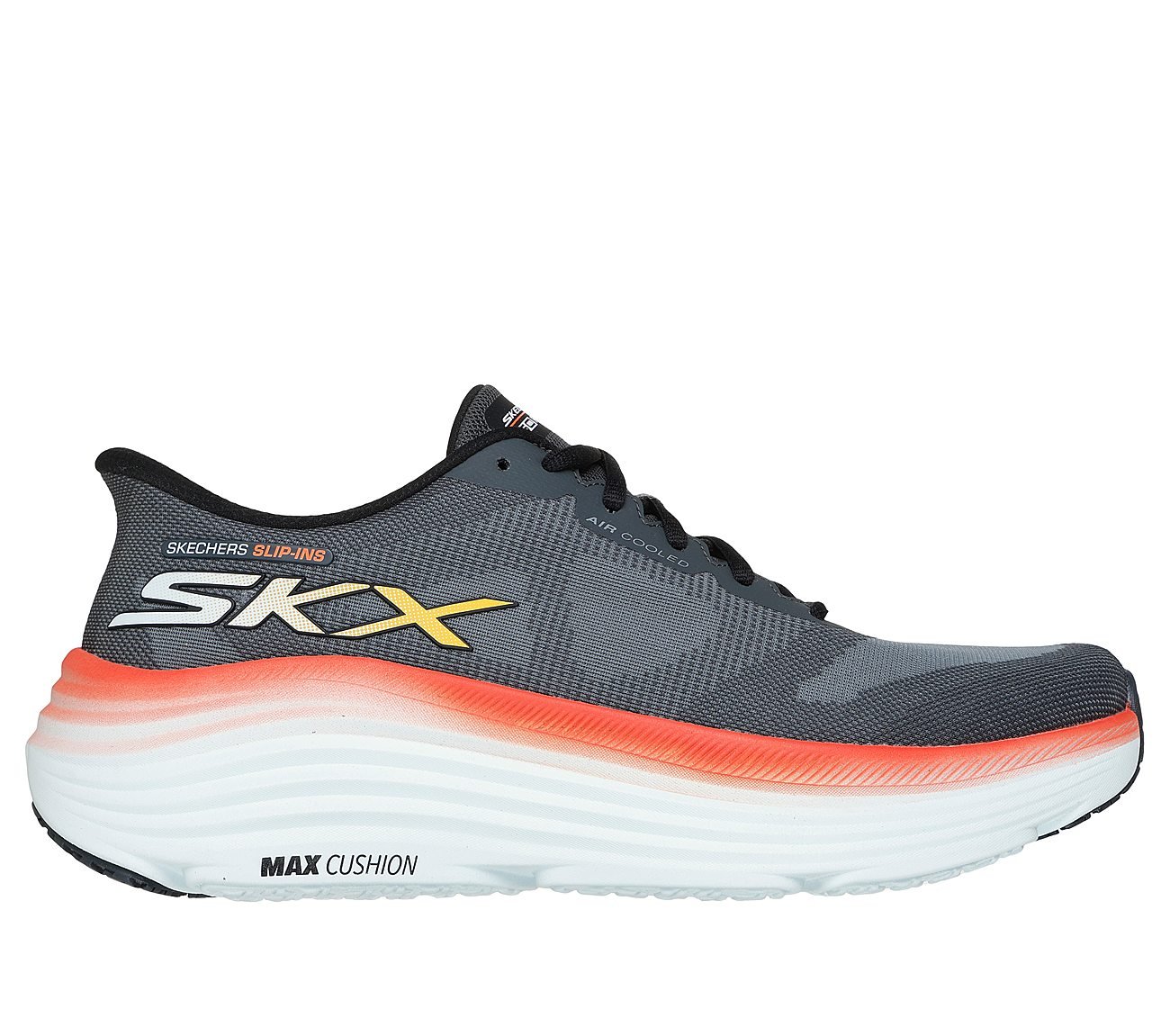 MAX CUSHIONING ENDEAVOUR - EX, CHARCOAL/MULTI Footwear Lateral View