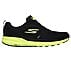 GO RUN PURE 2, BLACK/LIME Footwear Lateral View