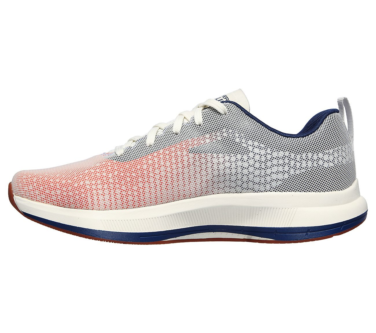 GO RUN PULSE - PELLUCID, WHITE/NAVY Footwear Left View