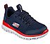 GLIDE-STEP, NAVY/RED Footwear Top View