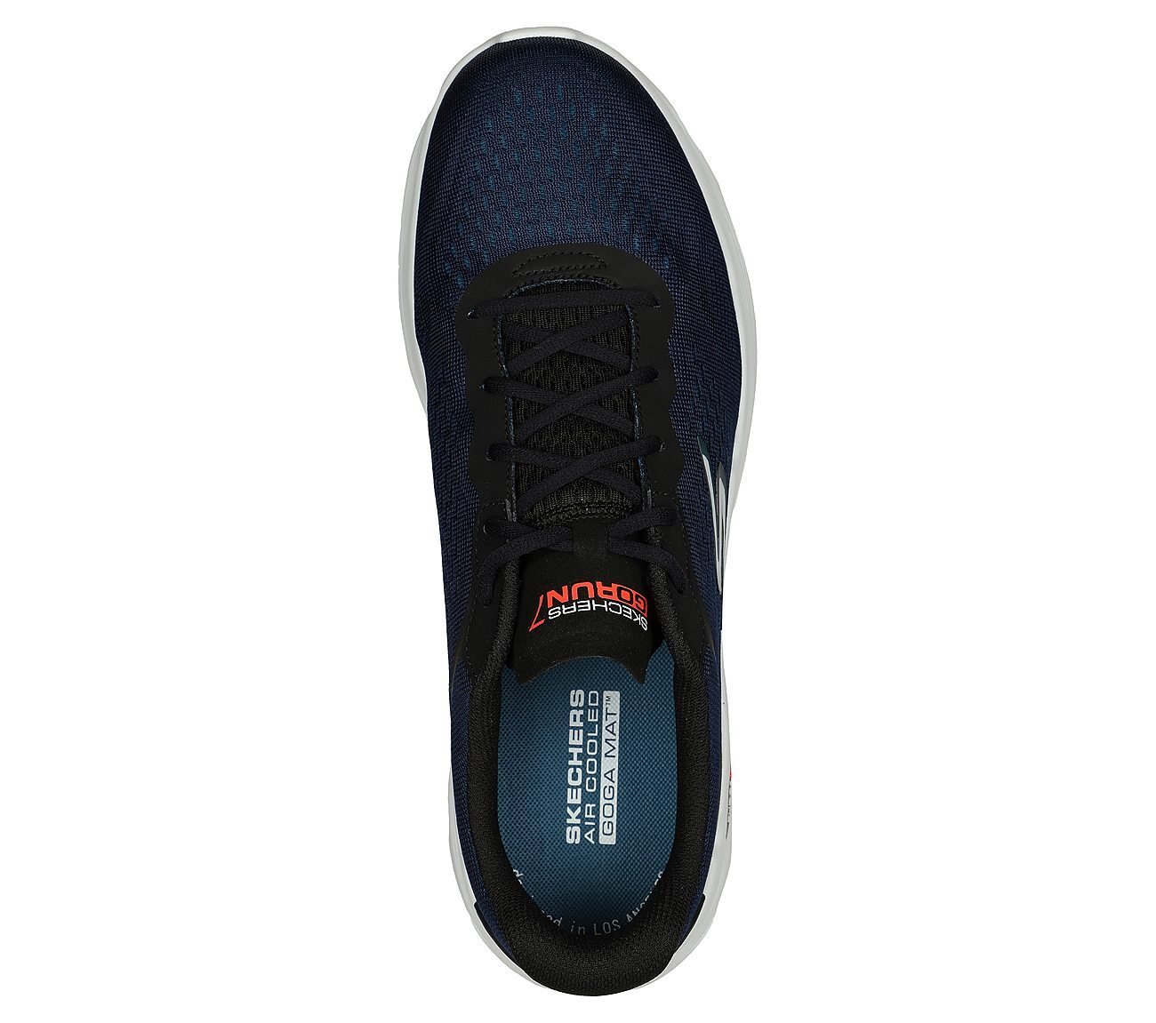 GO RUN 7, NAVY/BLACK Footwear Top View