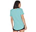 GODRI SWIFT TUNIC TEE, TURQUOISE Apparels Top View