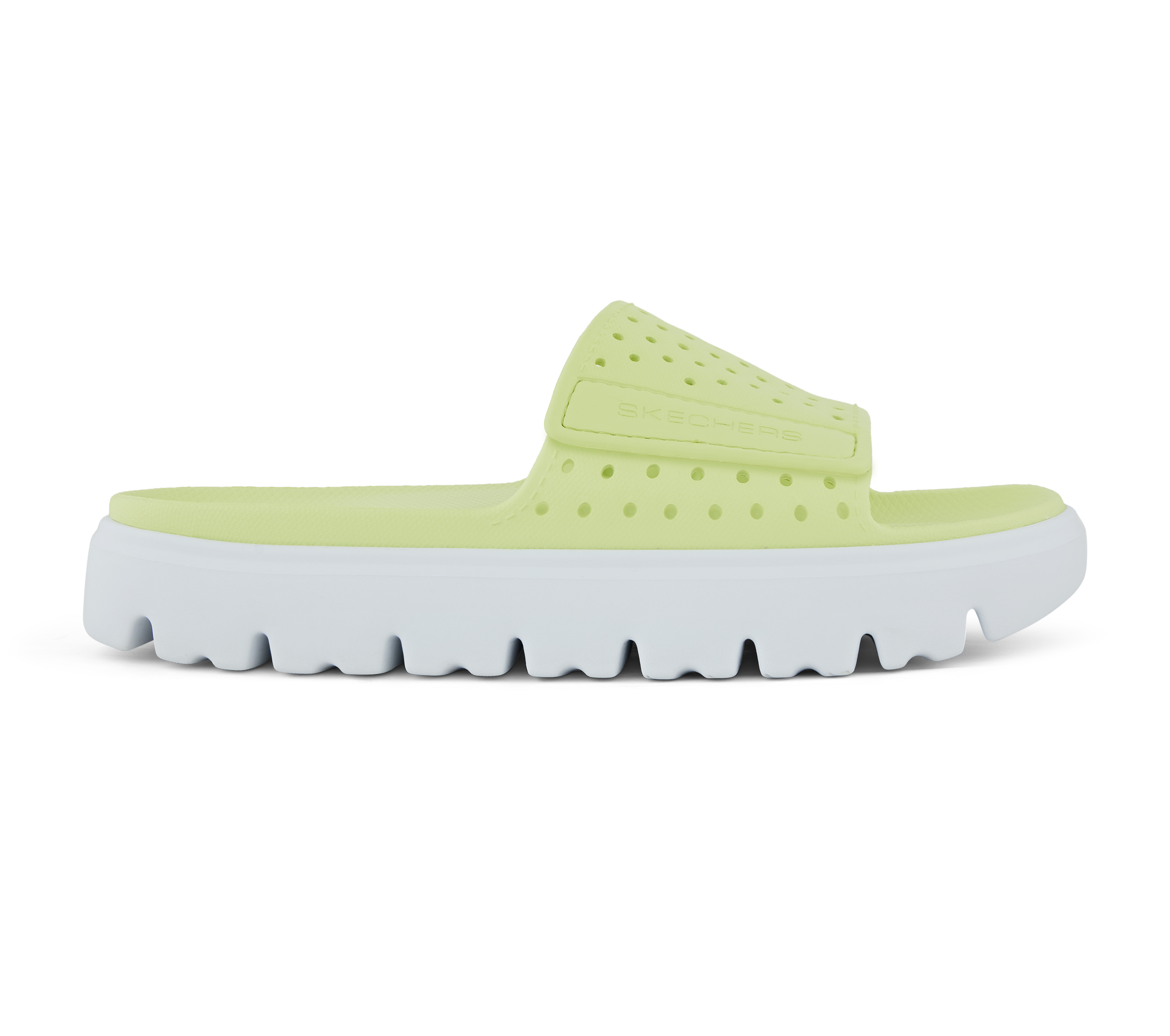 FOAMIES TOP-LEVEL-PEACHY VIBE, LIME Footwear Right View