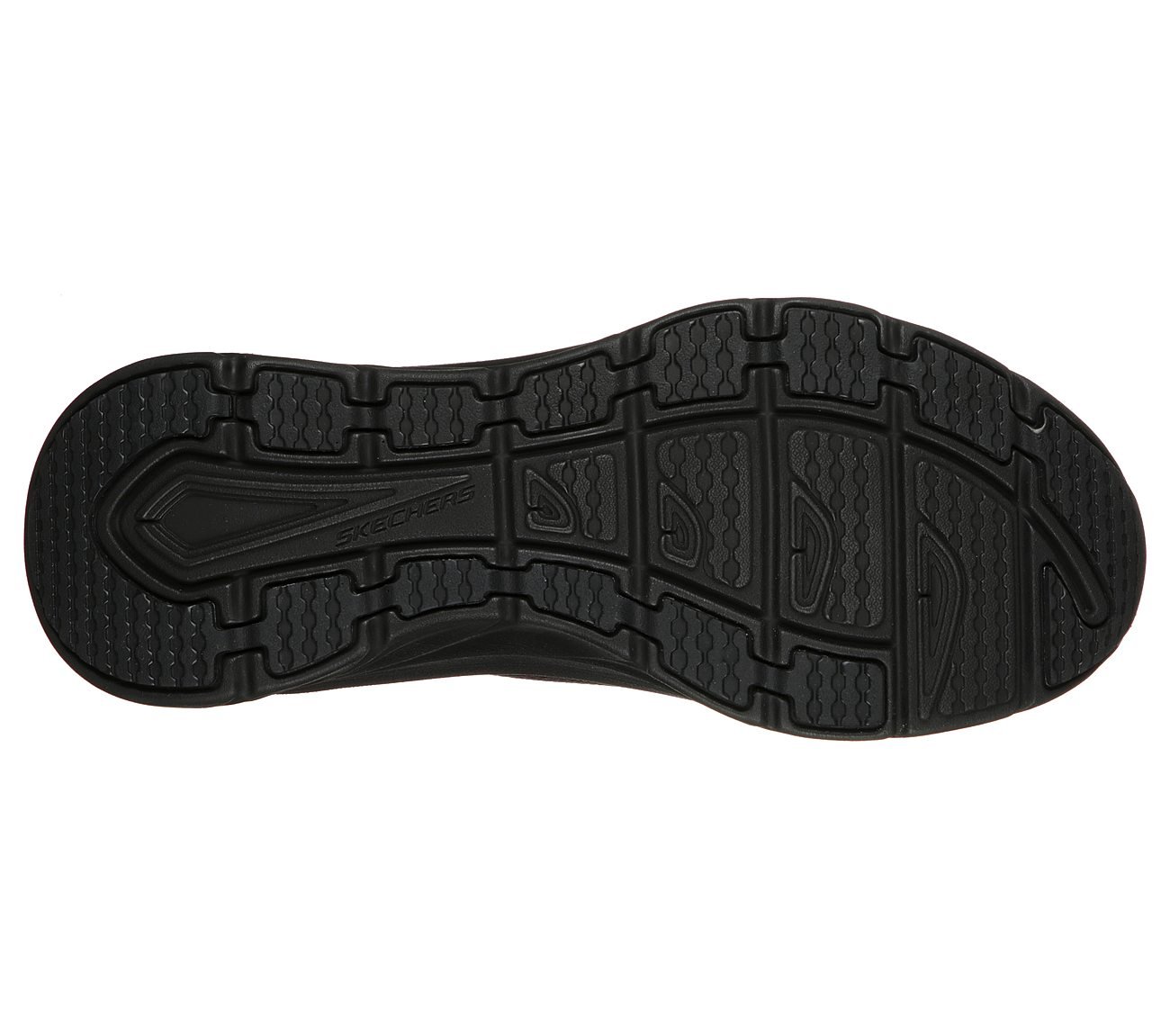 D'LUX WALKER - QUICK UPGRADE, BBLACK Footwear Bottom View