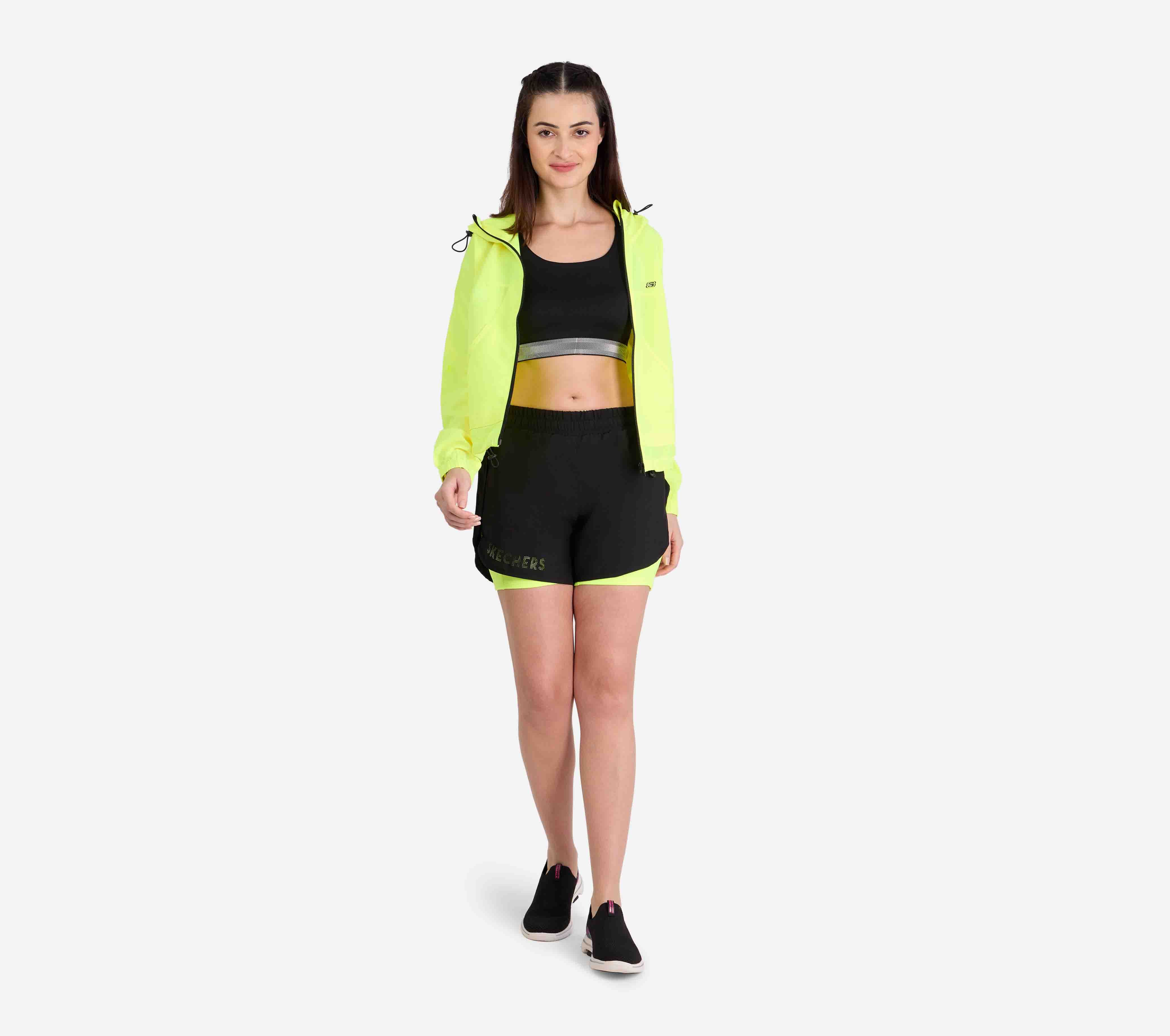 ALL WEATHER JACKET, NEON/YELLOW Apparel Right View