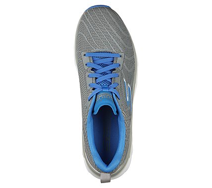 GO RUN BALANCE 2, GREY/BLUE Footwear Top View