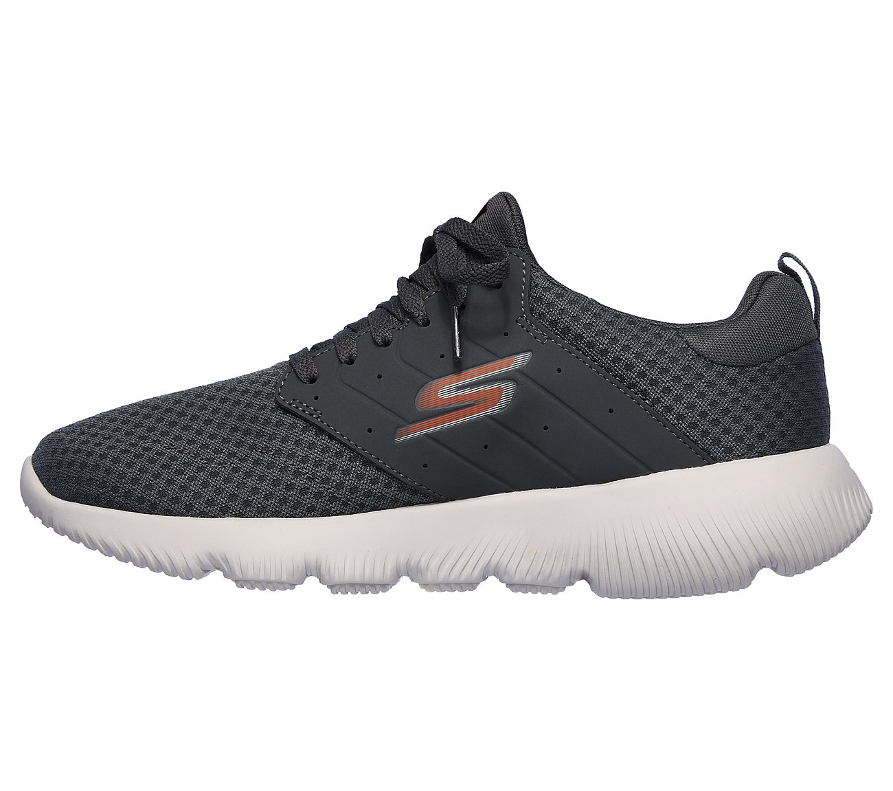 GO RUN FOCUS-LIMIT, CHARCOAL/ORANGE Footwear Left View