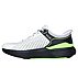 SKECHERS SLIP-INS: MAX CUSHIONING SUSPENSION, WHITE BLACK Footwear Left View
