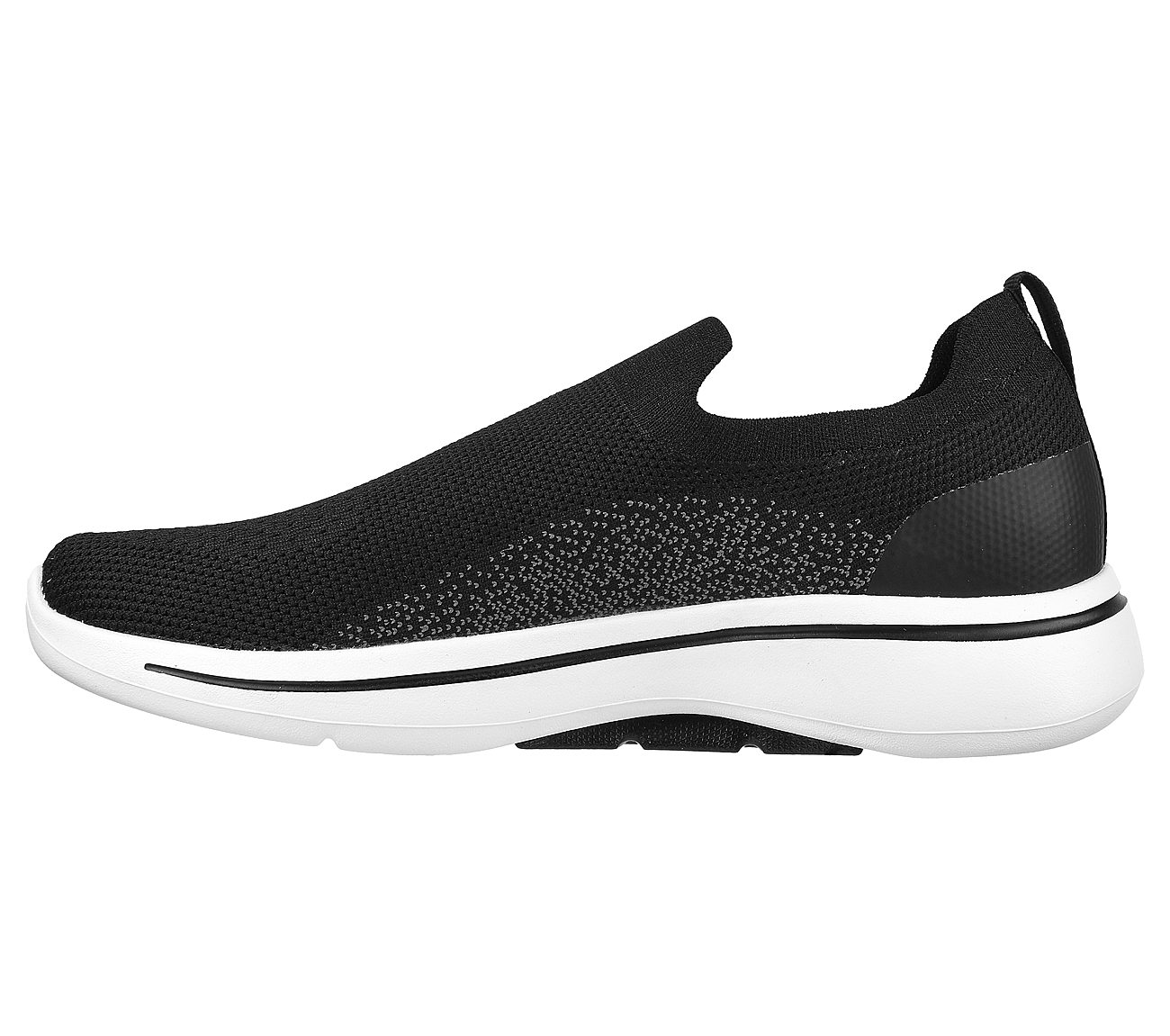 GO WALK ARCH FIT - SELTOS, BLACK/GREY Footwear Left View