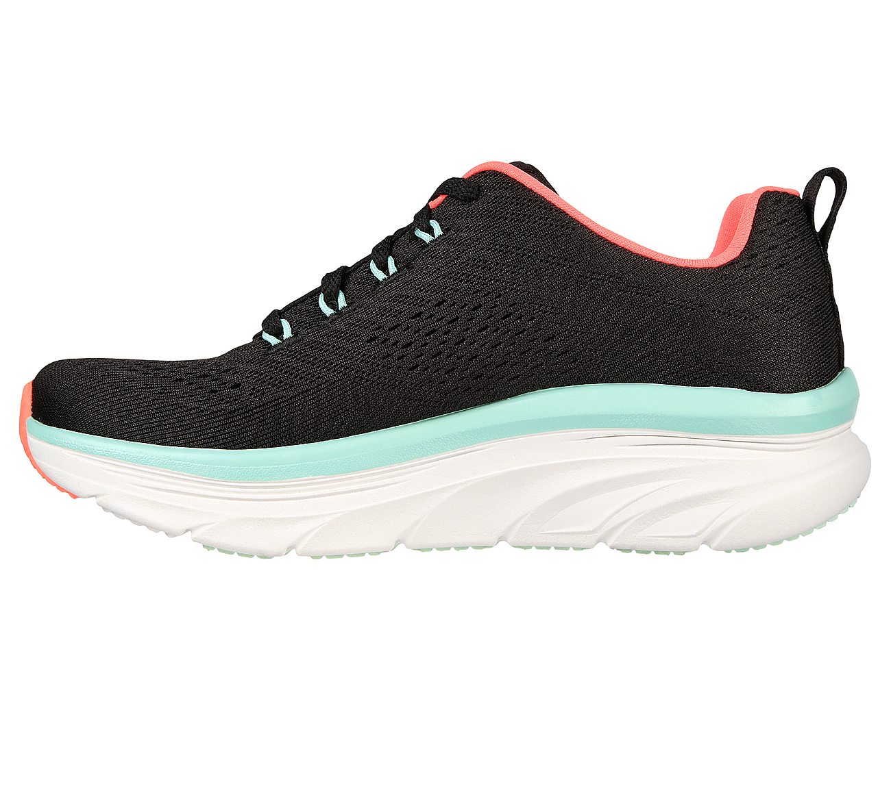 D'LUX WALKER-FRESH FINESSE, BLACK/MINT Footwear Left View