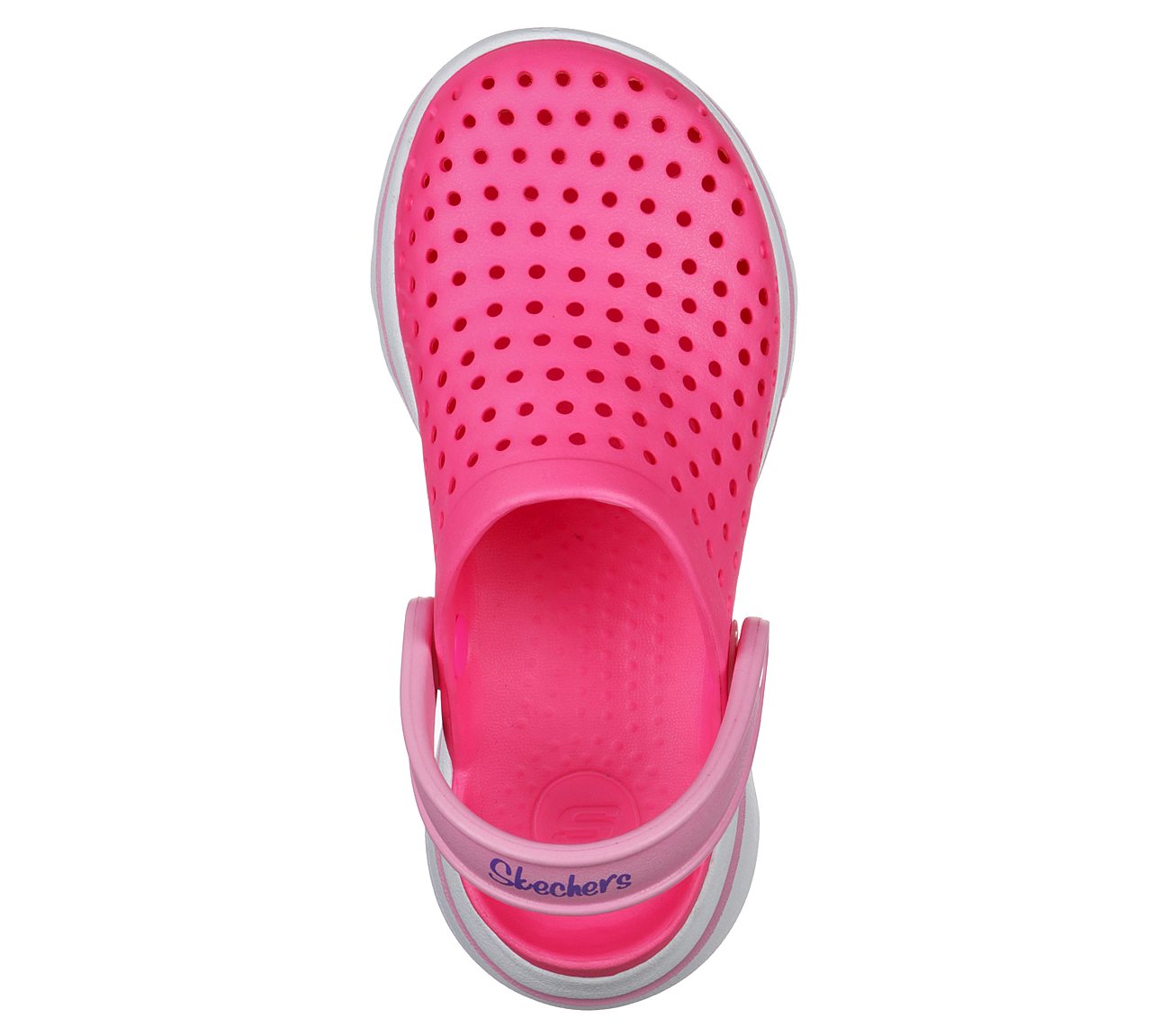 GO WALK 5 - WINNING STREAK, HOT PINK/PINK Footwear Top View