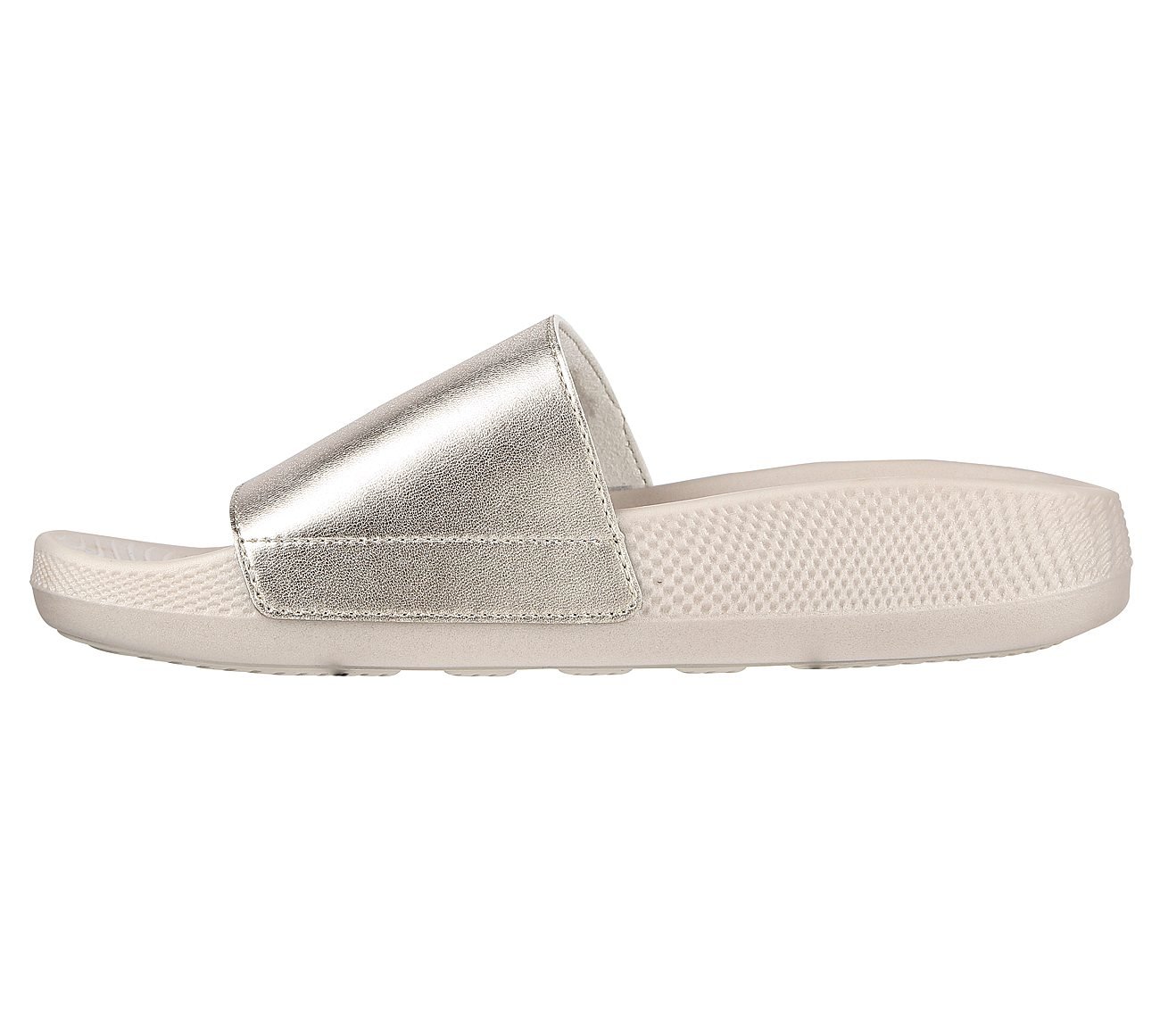 Skechers Gold Hyper Slide Shine On Womens Slide In Sandal - Style ID ...