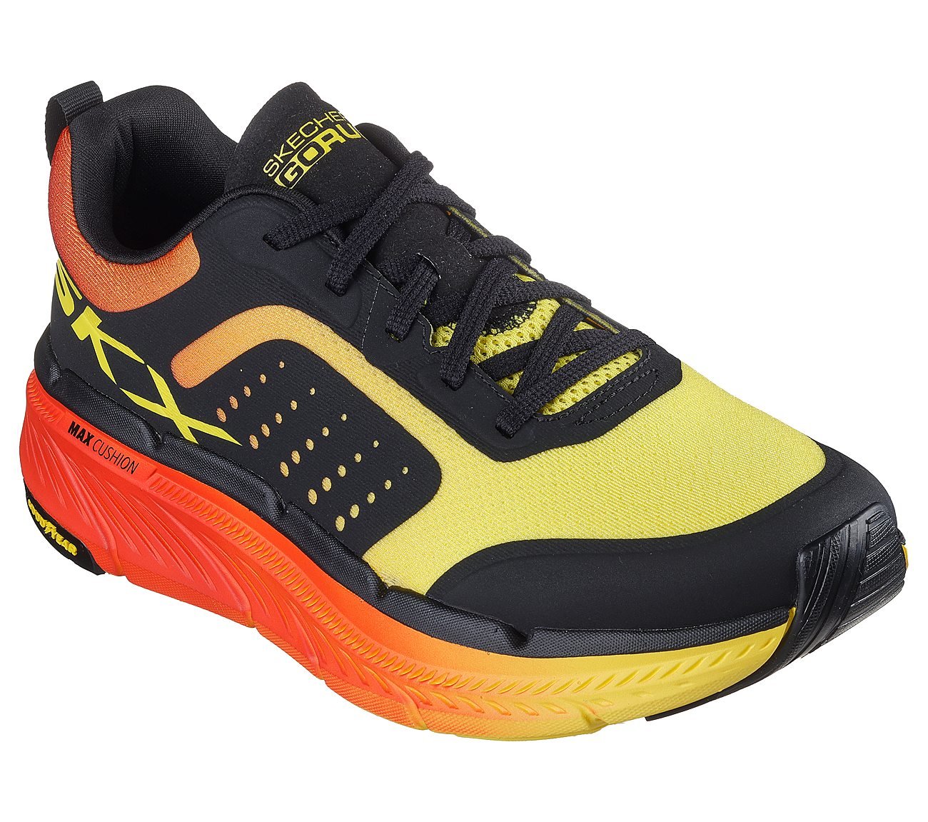 MAX CUSHIONING PREMIER 2, ORANGE/BLACK Footwear Right View