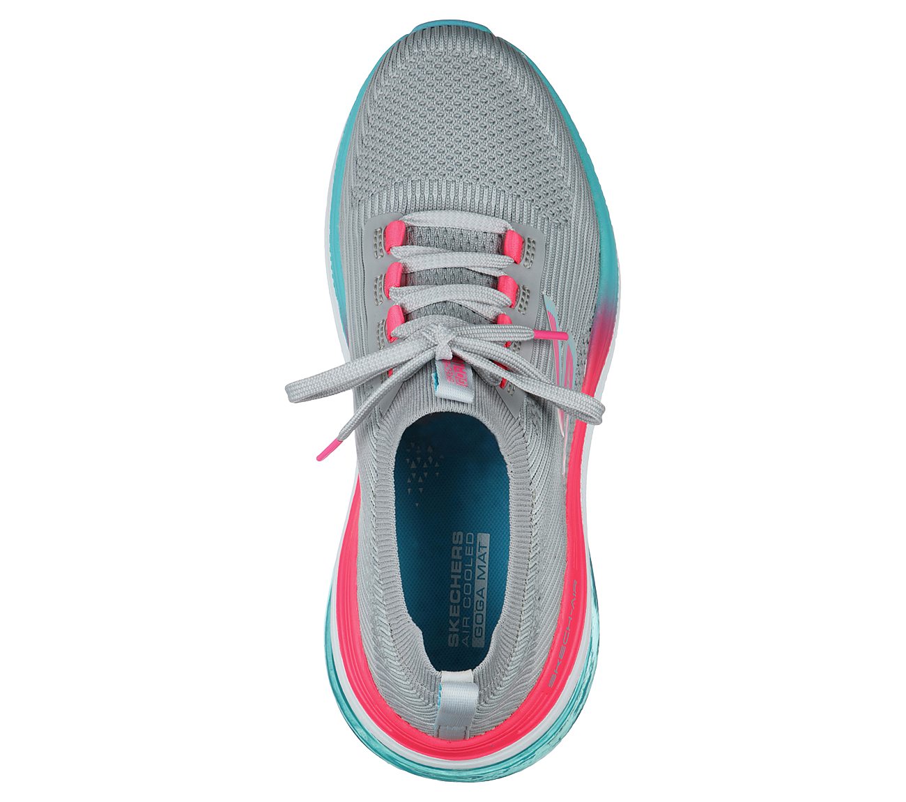 MAX CUSHIONING AIR - TYCOON, GREY/PINK Footwear Top View