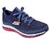 SKECH-AIR ELEMENT-BRISK MOTIO, NAVY/HOT PINK Footwear Lateral View