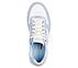 JADE-BEST IN CLASS, WHITE/BLUE Footwear Top View
