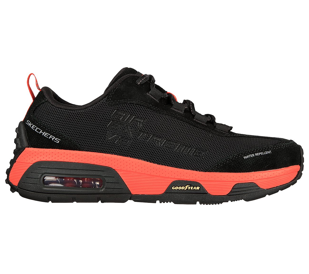 SKECH-AIR EXTREME V2 - BRAZEN, BLACK/RED Footwear Right View