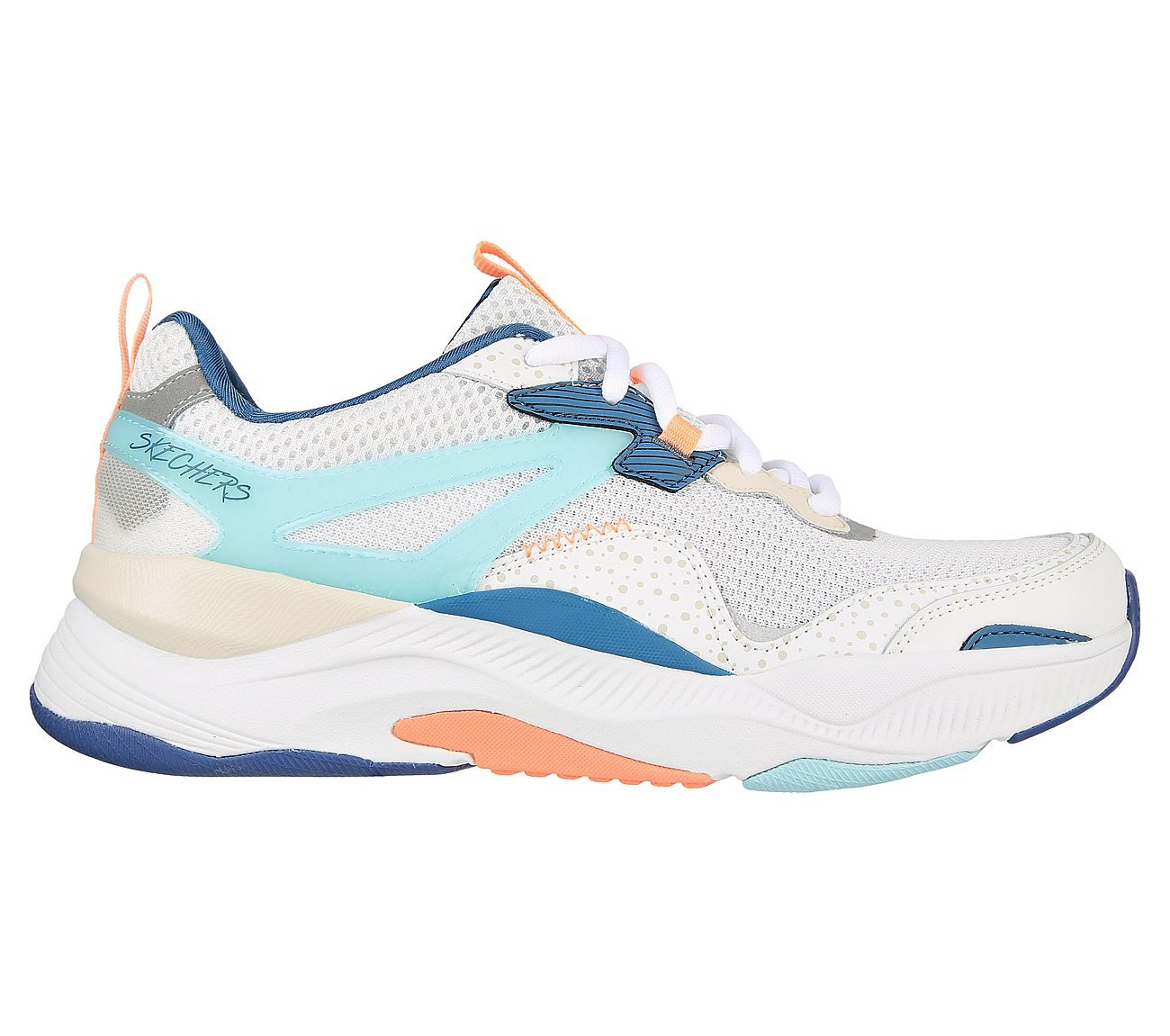MIRA-BIG PRAISE, WHITE/MULTI Footwear Right View