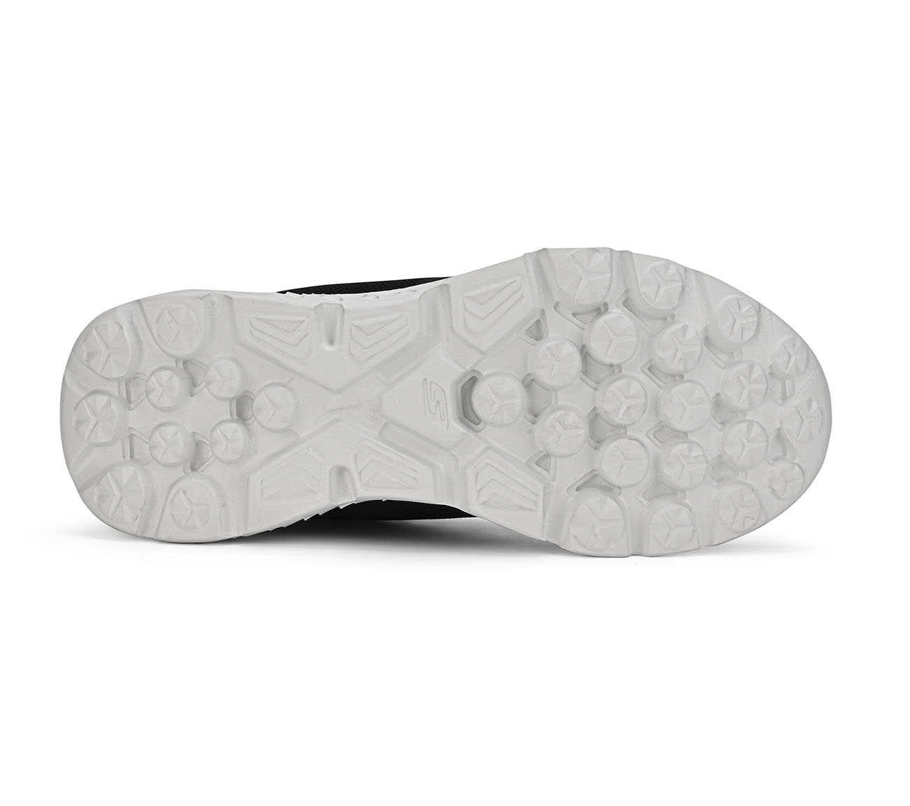 GO RUN 400, BLACK/PINK Footwear Bottom View