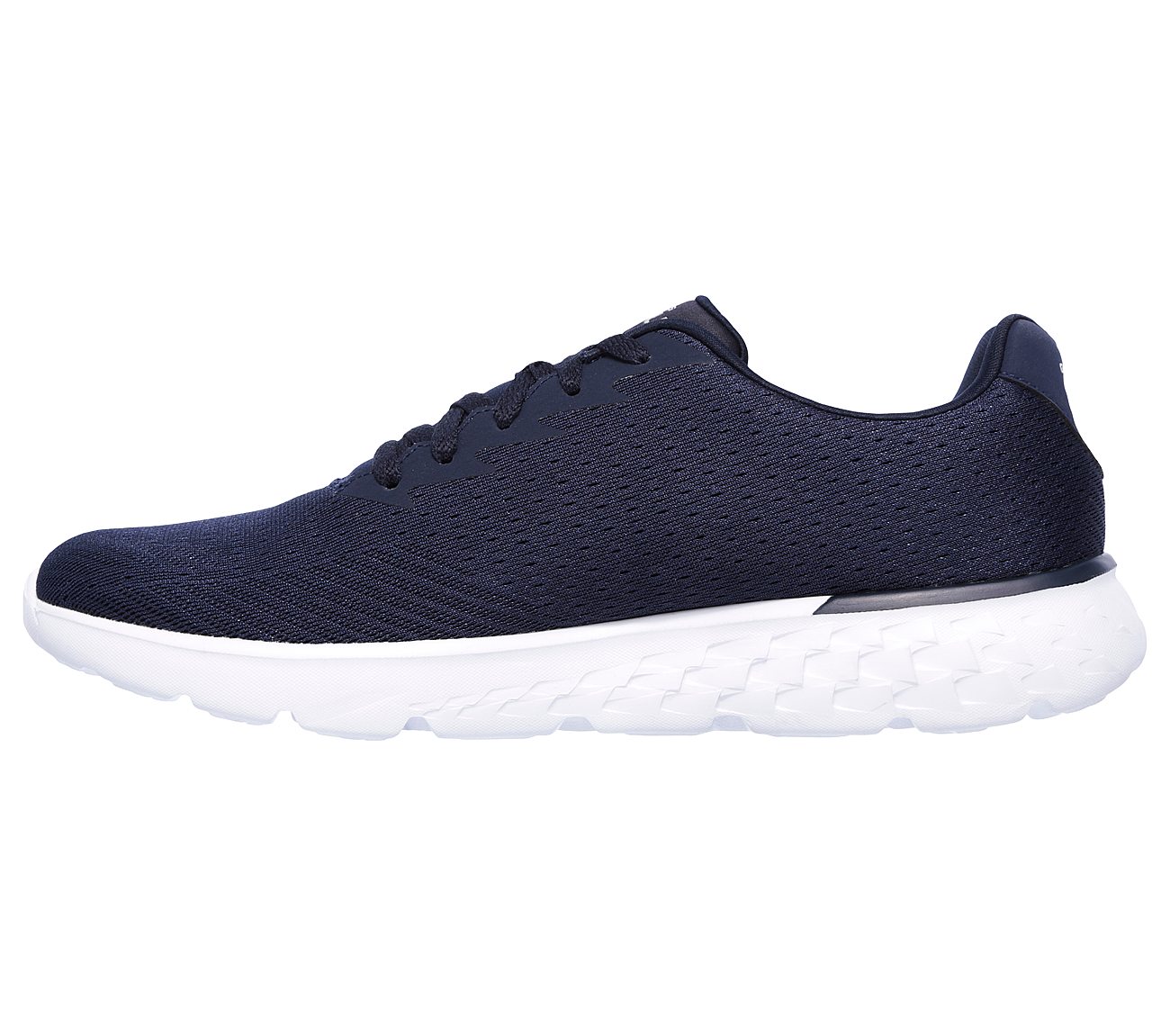 GO RUN 400, NAVY/LIME Footwear Left View