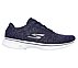 GO WALK 4 - SERENITY, NAVY/WHITE Footwear Lateral View