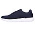GO RUN 400, NAVY/LIME Footwear Left View