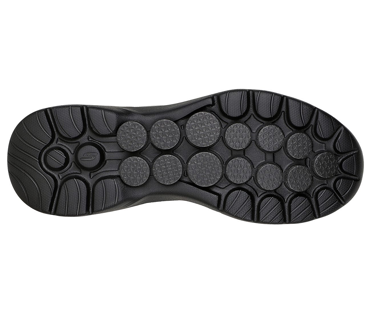 GO WALK 6 - AVALO, BBLACK Footwear Bottom View