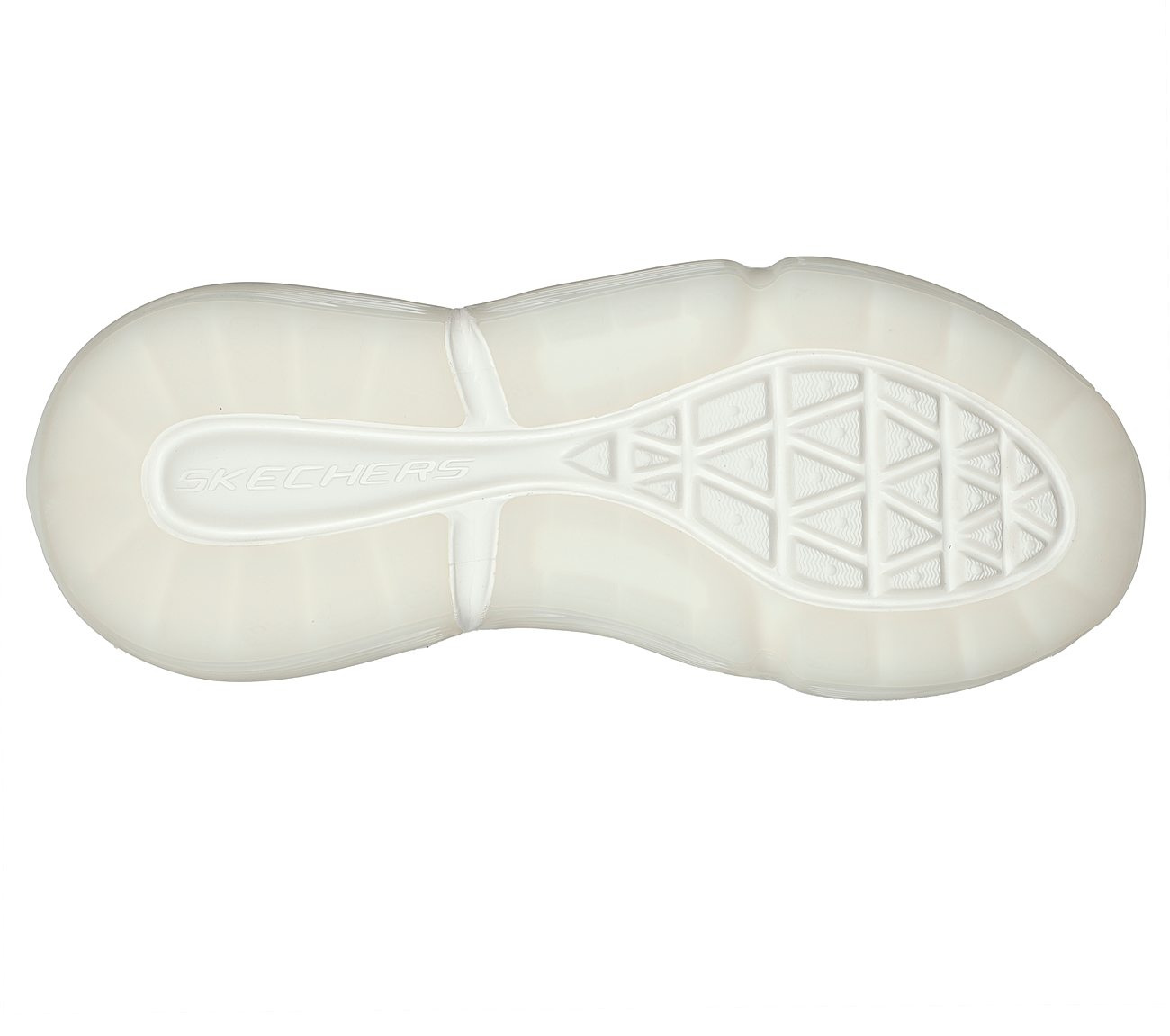 AIR CUSHIONING MEGA, OFF WHITE Footwear Bottom View