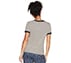 BOBS RWB RINGER T-SHIRT, GREY Apparels Top View